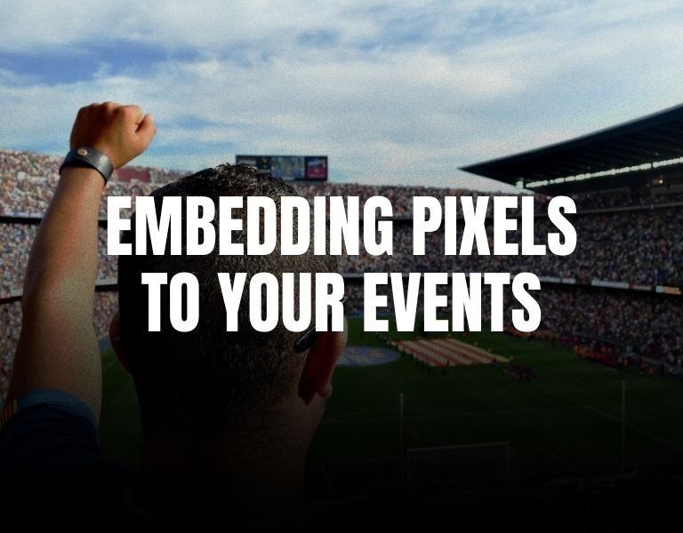 Embedding facebook pixel, snapchat pixel etc to your event