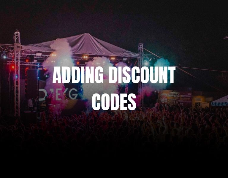 How to add a discount code to your event