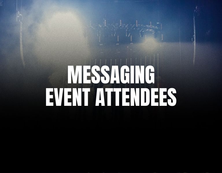 How to send a message to all event attendees