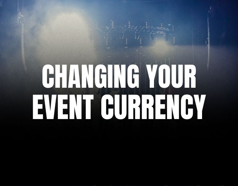 How to Change The Currency For Your Event